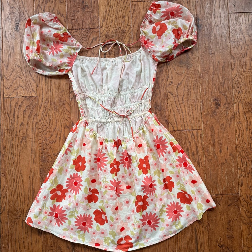 Sabo Skirt Darling Floral Mini Dress Womens Size S - Picture 8 of 11
